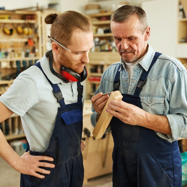 Accueil du stagiaire par l'artisan