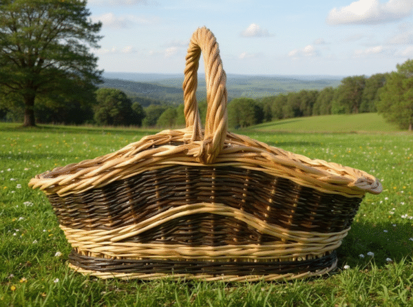 Formation à la vannerie dans le Gers avec un vannier