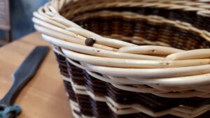 Formation vannerie d'osier avec un vannier en Bourgogne à Mercurey