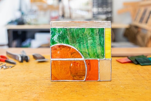 Atelier sertissage de vitrail "Tiffany"