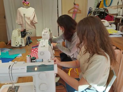 Stagiaires formation Couture en région PACA : métiers de la mode et vêtement flou