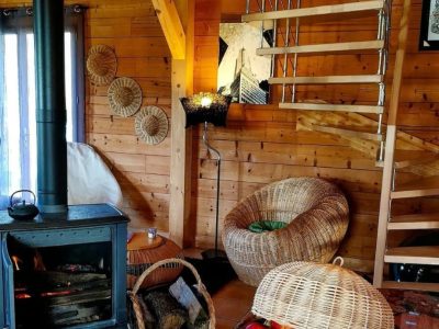 Grande pièce en osier formation à la vannerie d'osier dans les Landes