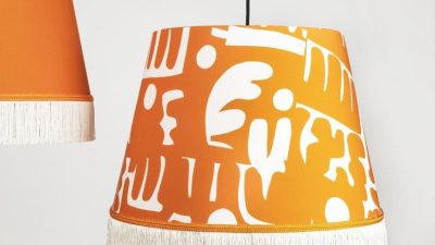 Abat-jour orange atelier créer votre abat-jour