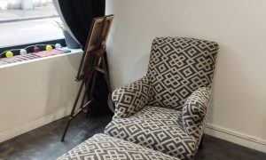 Fauteuil Géométrique Formation Tapissier d'ameublement en siège à Rouen