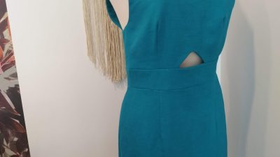 Exemple de robe faite par l'artisane couturier Nathalie Bordas