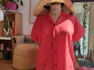 Chemise manches courtes formation Couture en région PACA : métiers de la mode et vêtement flou