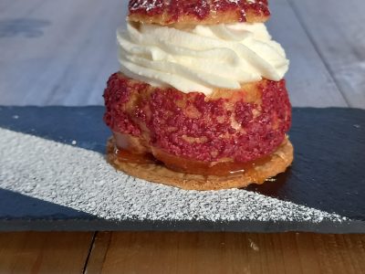 Petits choux aux fruits rouges - Formation pâtissier à Toulouse – Entremets et petits gâteaux – Formation hybride