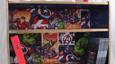 Meuble enfant pendant le stage de restauration de meubles