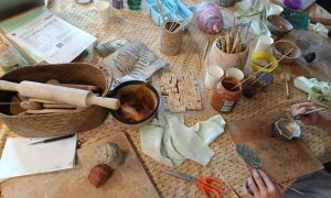 Outils créatifs utilisés lors de la formation initiation à l'art thérapie