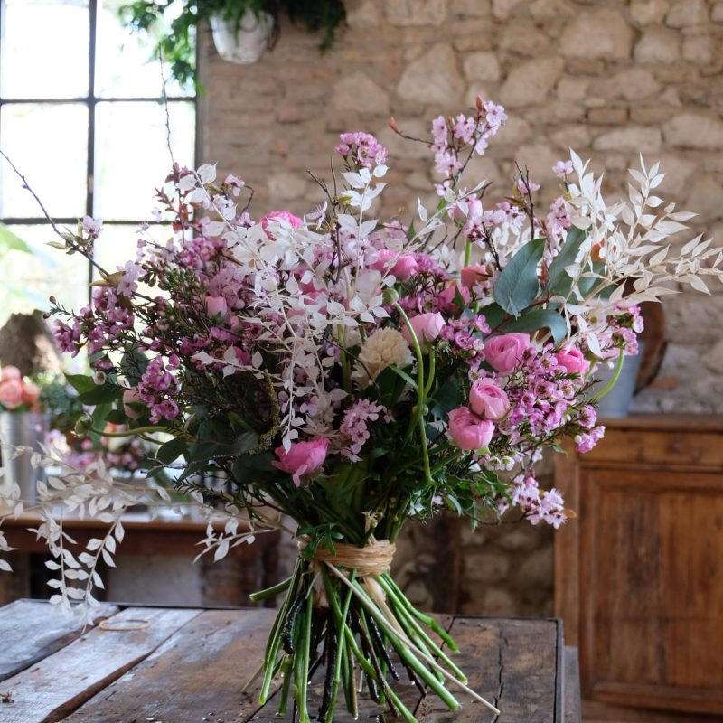 Bouquet fait par Inès SINISCALCO, artisane fleuriste