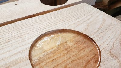 Ebénisterie en cours en pendant le stage d'ébéniste à Carcassonne en Occitanie