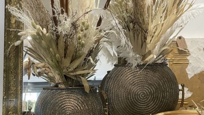 Bouquets secs pendant le stage de fleuriste à Paris