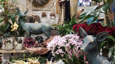 Atelier de fleuriste dans lequel se passe le stage à Paris
