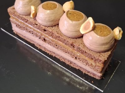 Entremet au chocolat formation pâtissier dans le Rhône - Entremets et petits gâteaux - Formation hybride