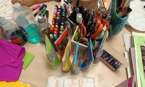 Matériel utilisé pendant la formation initiation à l'art thérapie