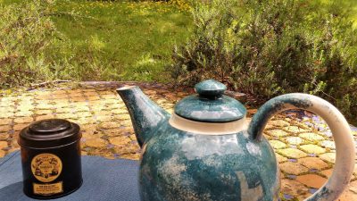 Théière créée pendant le stage de poterie