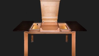 Bureau fait pendant le stage d'ébéniste à Carcassonne