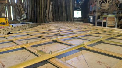 Assemblage treillis stage dans l'univers du bambou