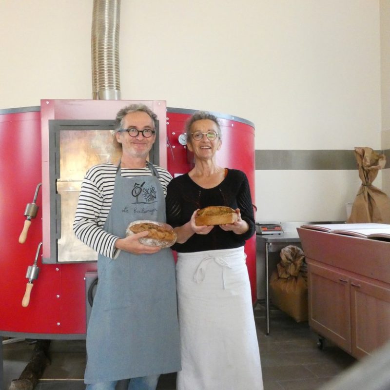 Artisan boulanger - Benoît Tranchant et un stagiaire