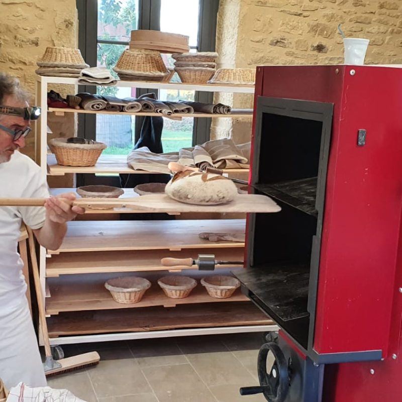 Artisan boulanger - Benoît Tranchant au four