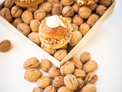 Entremets aux noix formation pâtissier dans le Rhône - Entremets et petits gâteaux - Formation hybride