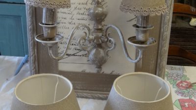 Customisation d'abat-jours pendant l'atelier vers Bordeaux