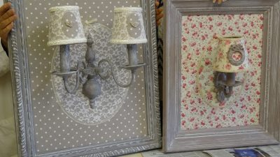 Abat-jours customisés pendant l'atelier vers Bordeaux en Gironde