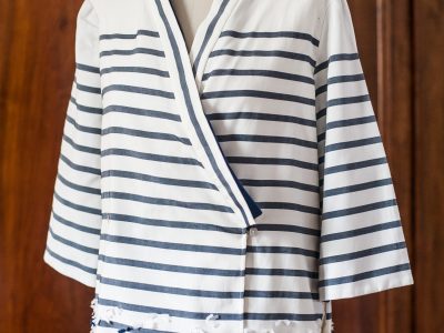 Habit sur buste pendant la formation couture, stylisme et mode avec un couturier à Bordeaux en Gironde