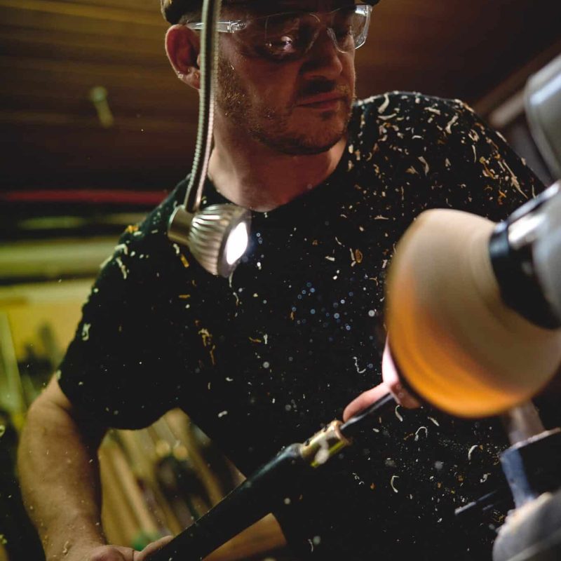 Serge Ginglinger, tourneur sur bois en Alsace