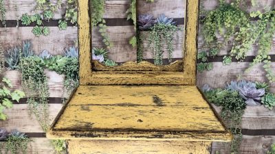 Chaise à restaurer au cours du stage de restauration de meubles en Bretagne