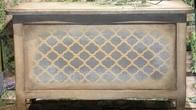 Commode au cours du stage de restauration de meubles en Bretagne