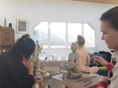 Exercice formation sculpture figurative