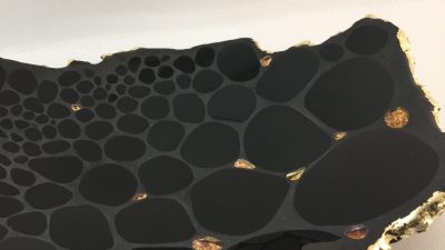 Création d'une géode en cours pendant le stage mosaïque