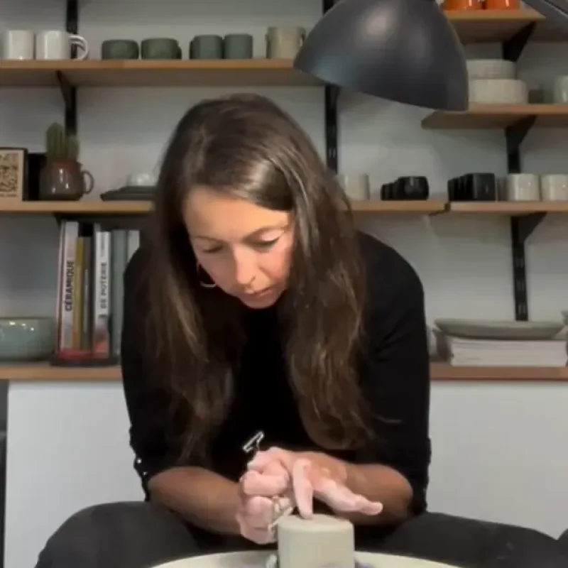 Laetitia Blanchet, en train de tourner à Toulouse