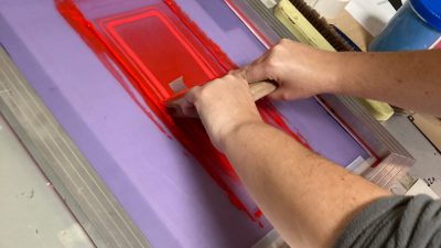 Impression atelier d'initiation à la sérigraphie