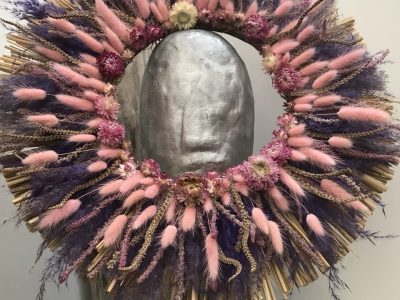 Couronne violette formation fleurs séchées à Paris