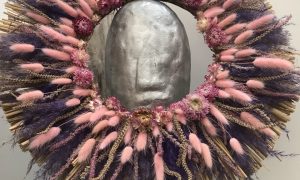 Couronne violette formation fleurs séchées à Paris