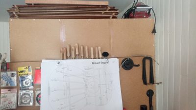 Schéma d'une guitare atelier d'initiation à la lutherie en Ariège