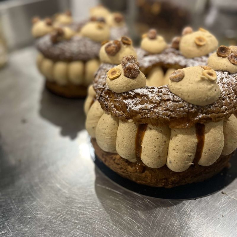 Gâteaux pendant la formation pâtissier à Paris