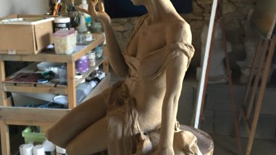 Exemple de sculpture pendant le stage