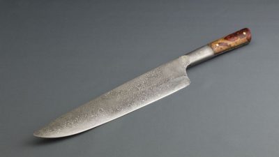 Couteau fait pendant le stage de forgeron coutelier