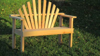 Banc pour le stage fabriquer des meubles de jardin en bois