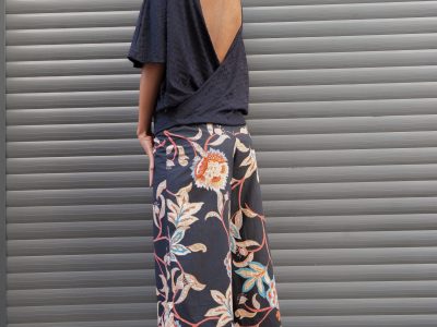 Pantalon et buste faits pendant le formation couture à Montpellier