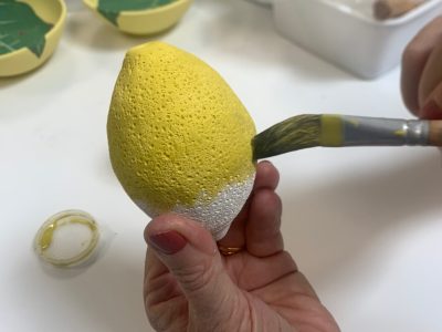 Citron formation décoration en céramique en Dordogne