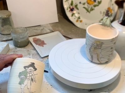 Farfadet formation décoration en céramique en Dordogne