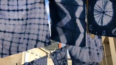 Stage de teinture Shibori à l’indigo