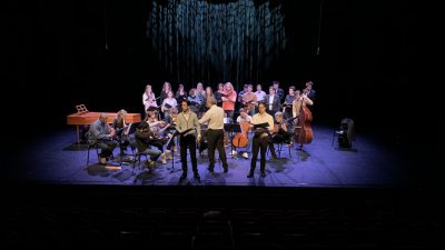 Concert pendant le stage de chant avec Rolandas Muleika vers Toulouse.