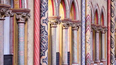 Détails de l'Eglise de Gesù où se passe le stage de chant à Toulouse avec Rolandas Muleika