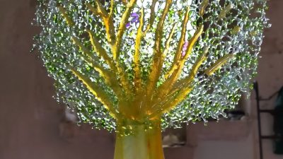 Arbre en fusing pour le stage de fusing dans le Gers