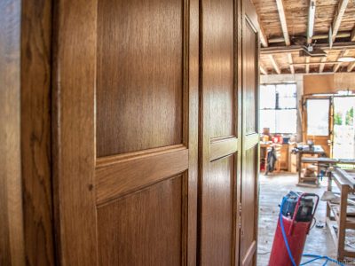 Armoire au cours de la formation ébénisterie avec un ébéniste vers Angoulême en Charente, Nouvelle Aquitaine